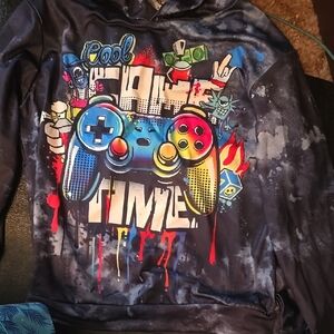 Cool Game Time Hoodie with Game Controller Design